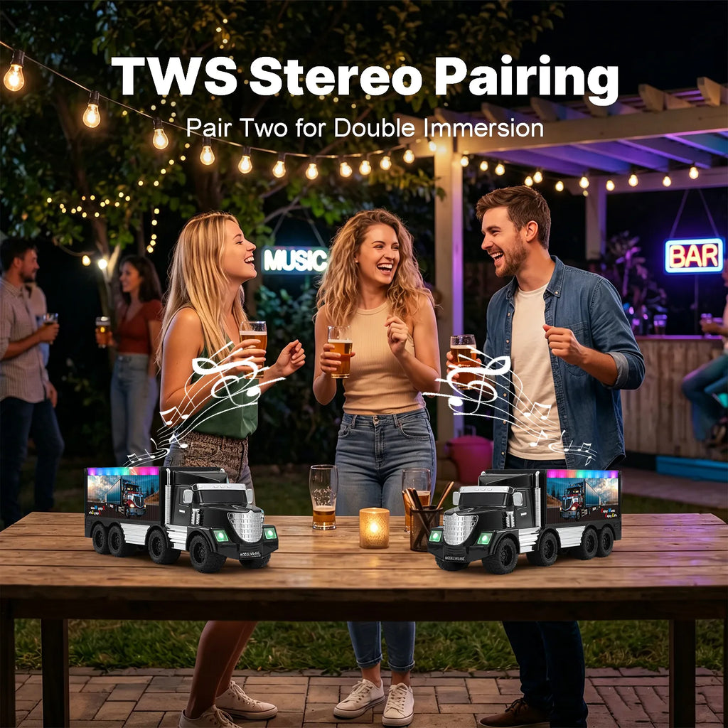 WSTER WS-650 Semi Truck Portable Bluetooth Speaker