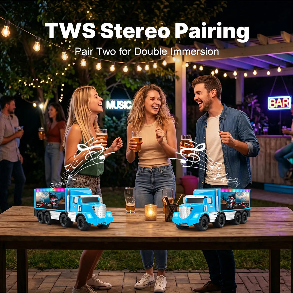 WSTER WS-650 Semi Truck Portable Bluetooth Speaker