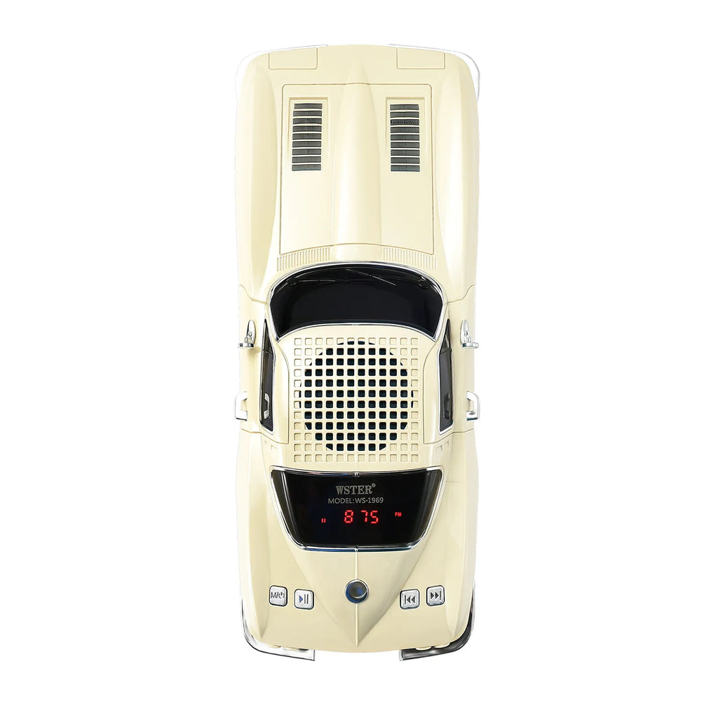 WSTER WS-1969 Retro Sports Car Bluetooth Speaker