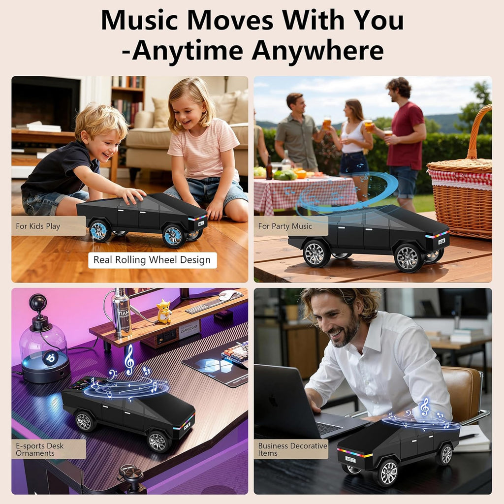 WSTER WS-580 Cybertruck Bluetooth Speaker