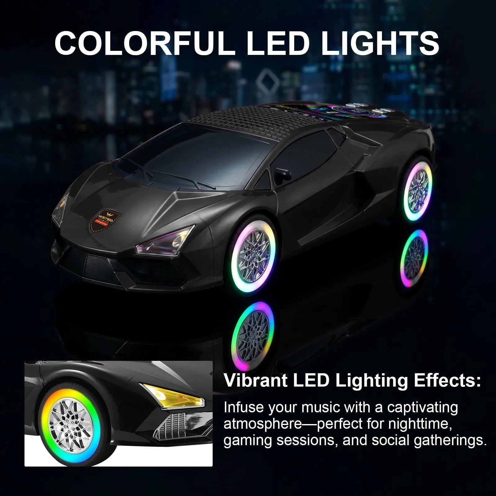 WSTER WS-690 Hypercar Portable Bluetooth Speaker