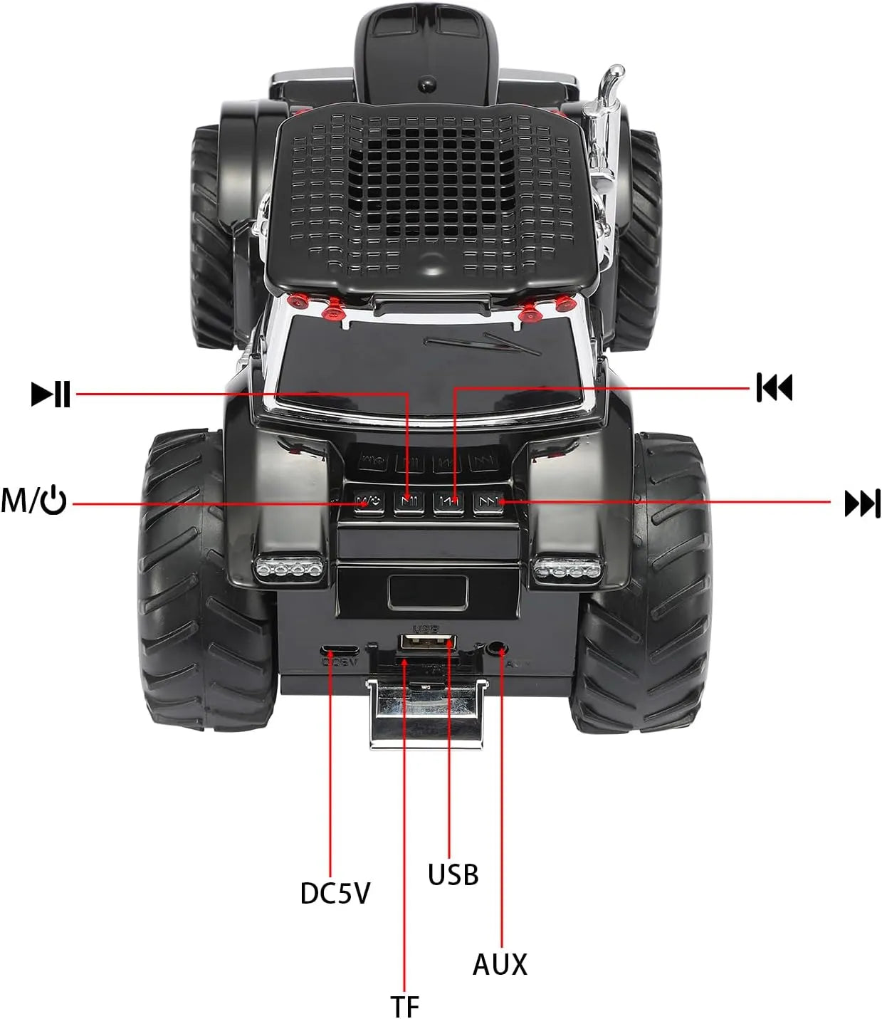 WSTER WS-560 Modern Tractor Bluetooth Speaker