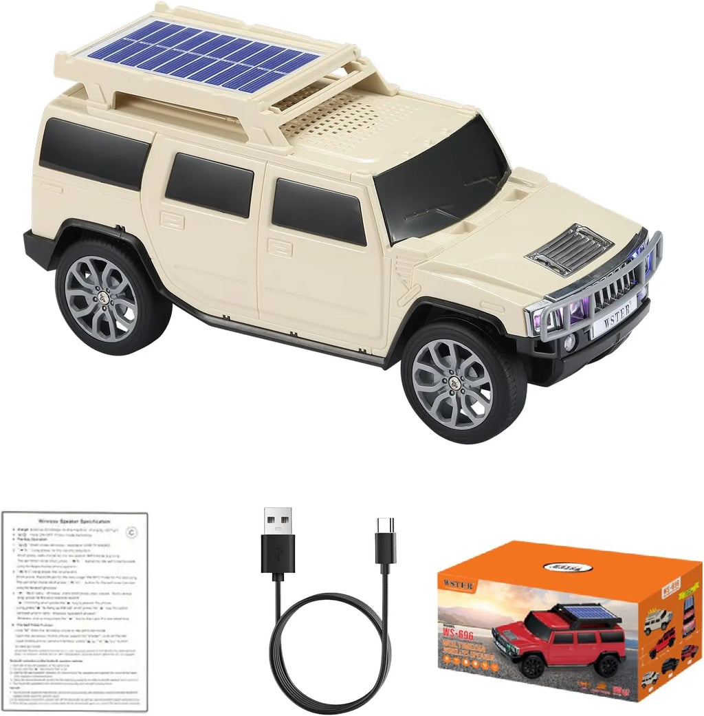 WSTER WS-696 Solar Off-Road Car Bluetooth Speaker