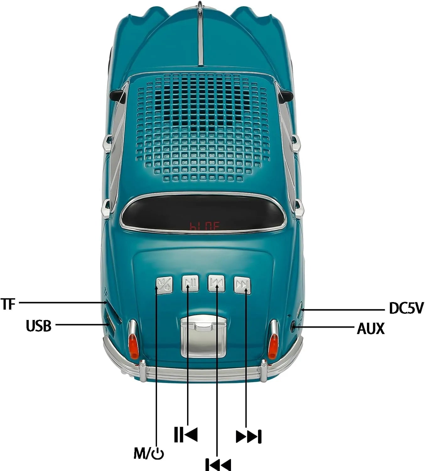 WSTER WS-596 Retro Sedan Bluetooth Speaker