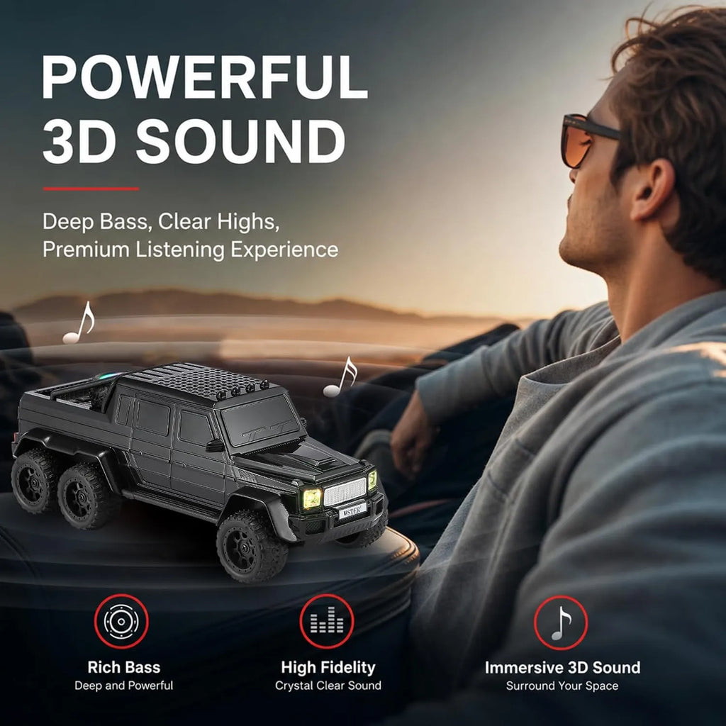WSTER WS-G63 6-Wheel Pickup Truck Bluetooth Speaker