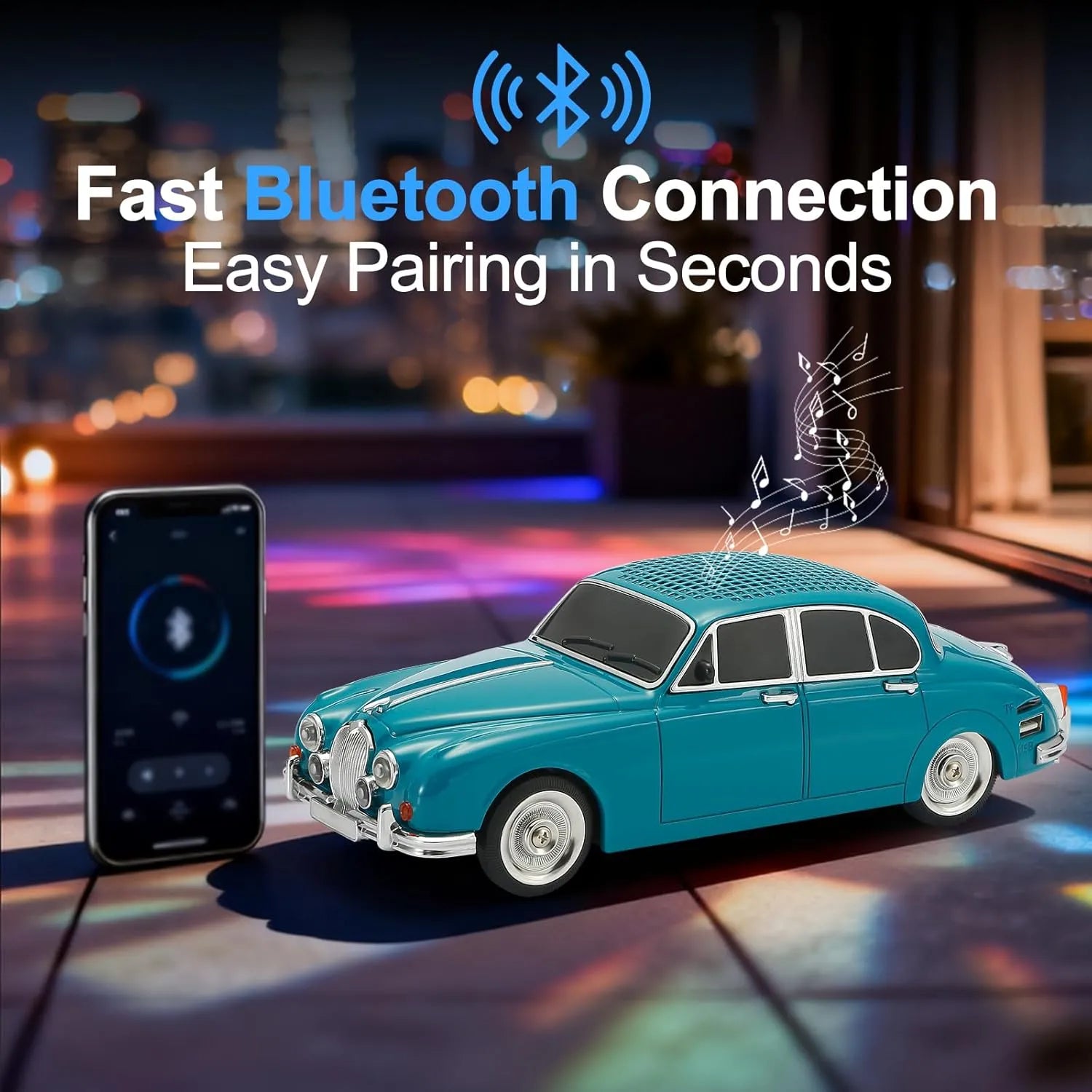 WSTER WS-596 Retro Sedan Bluetooth Speaker