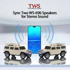 WSTER WS-696 Solar Off-Road Car Bluetooth Speaker