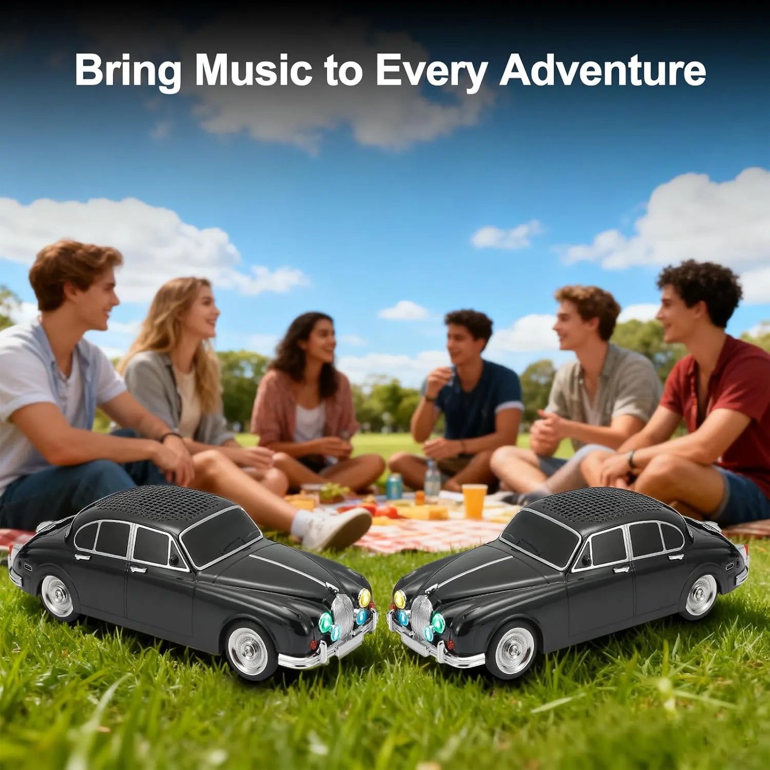 WSTER WS-596 Retro Sedan Bluetooth Speaker