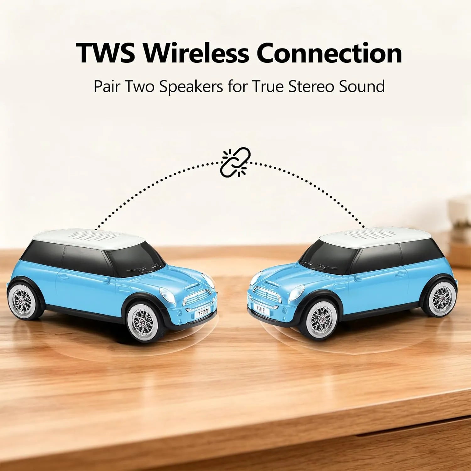 WSTER WS-790 Compact Hatchback Portable Bluetooth Speaker