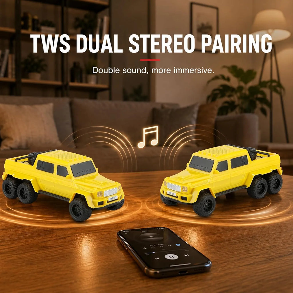 WSTER WS-G63 6-Wheel Pickup Truck Bluetooth Speaker