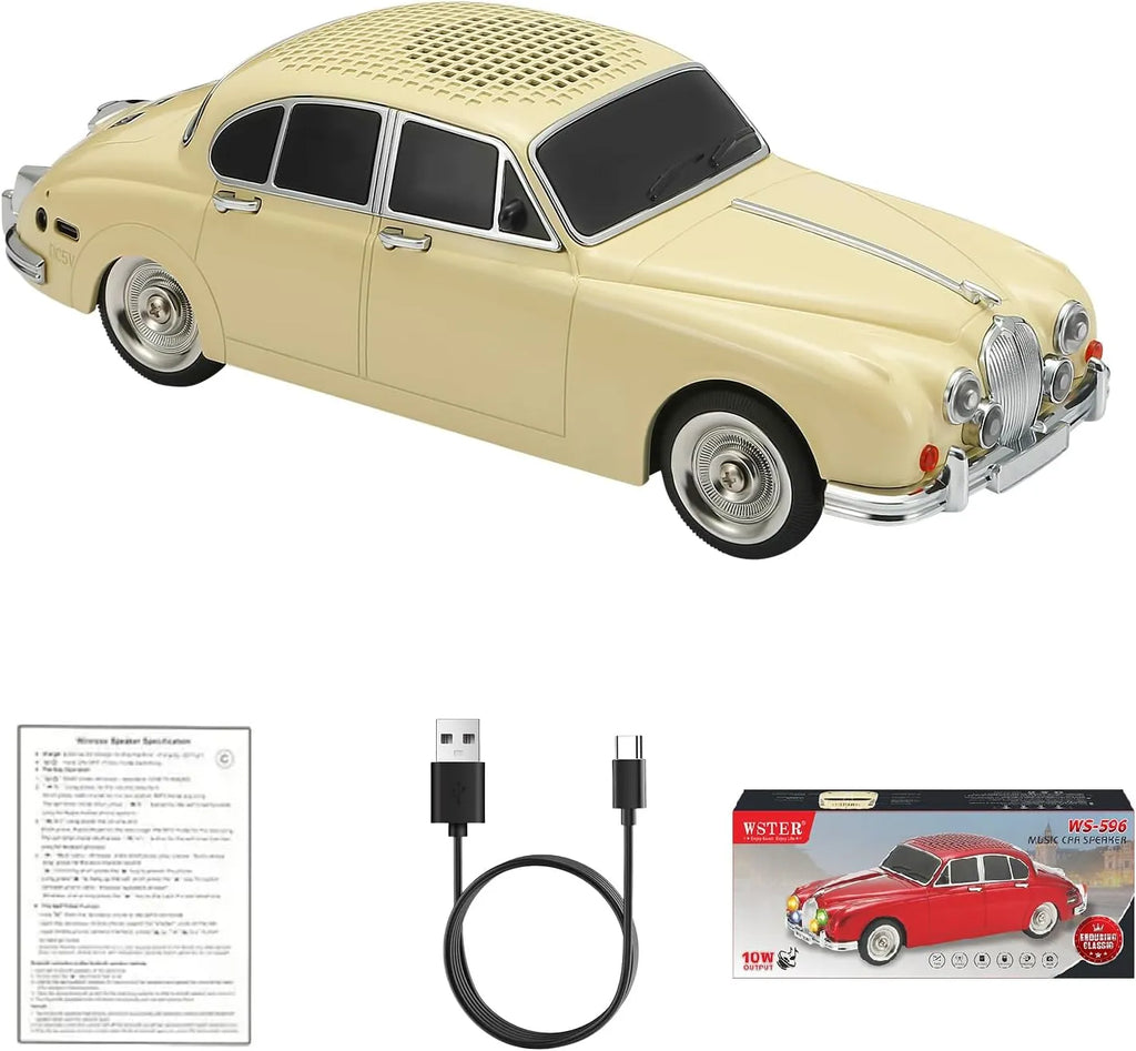 WSTER WS-596 Retro Sedan Bluetooth Speaker