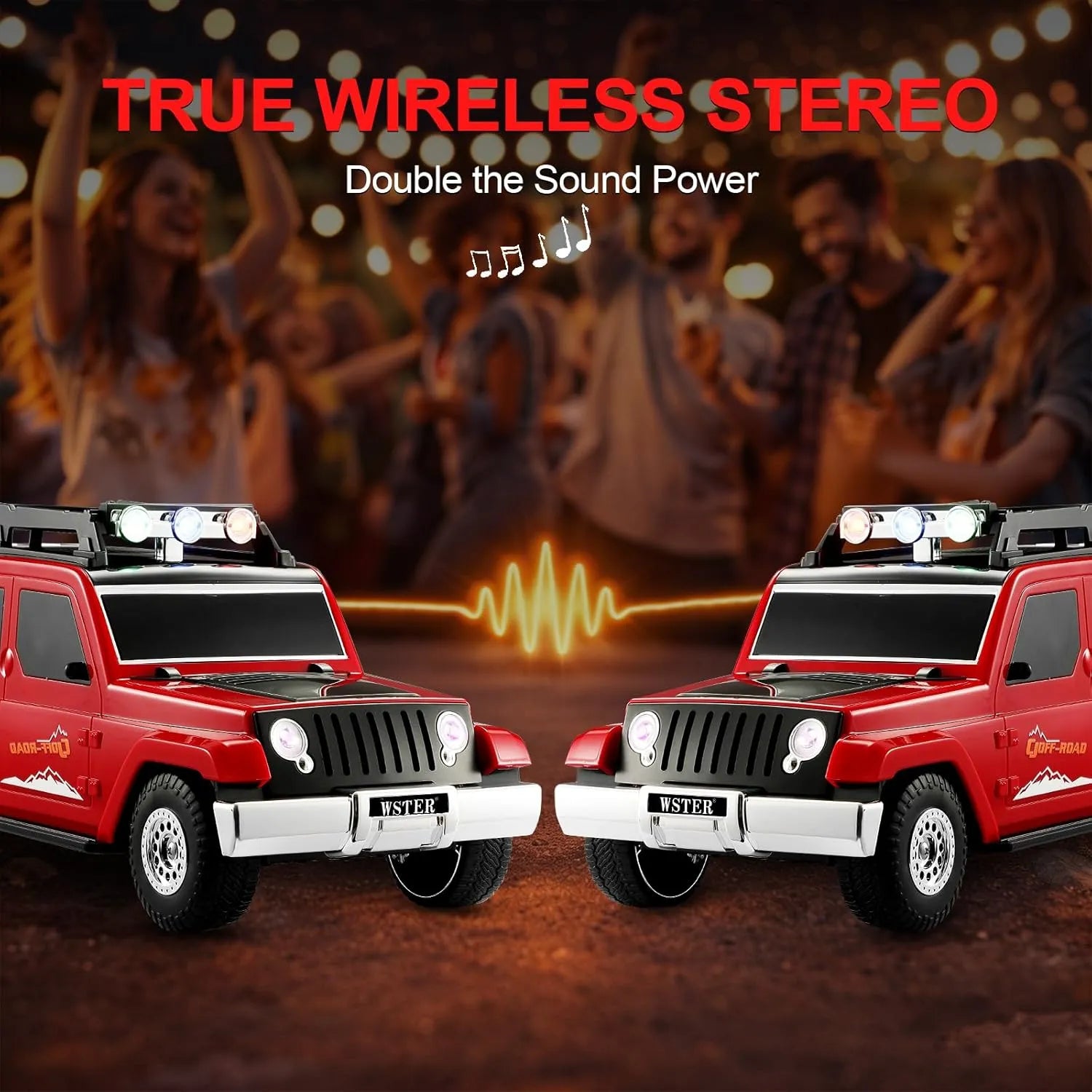 WSTER WS-670 Off-Road SUV Portable Bluetooth Speaker
