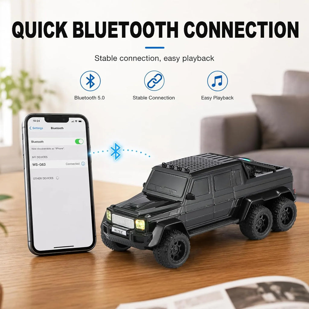 WSTER WS-G63 6-Wheel Pickup Truck Bluetooth Speaker