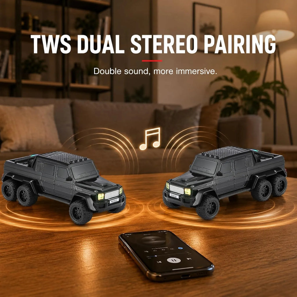 WSTER WS-G63 6-Wheel Pickup Truck Bluetooth Speaker