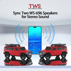 WSTER WS-696 Solar Off-Road Car Bluetooth Speaker