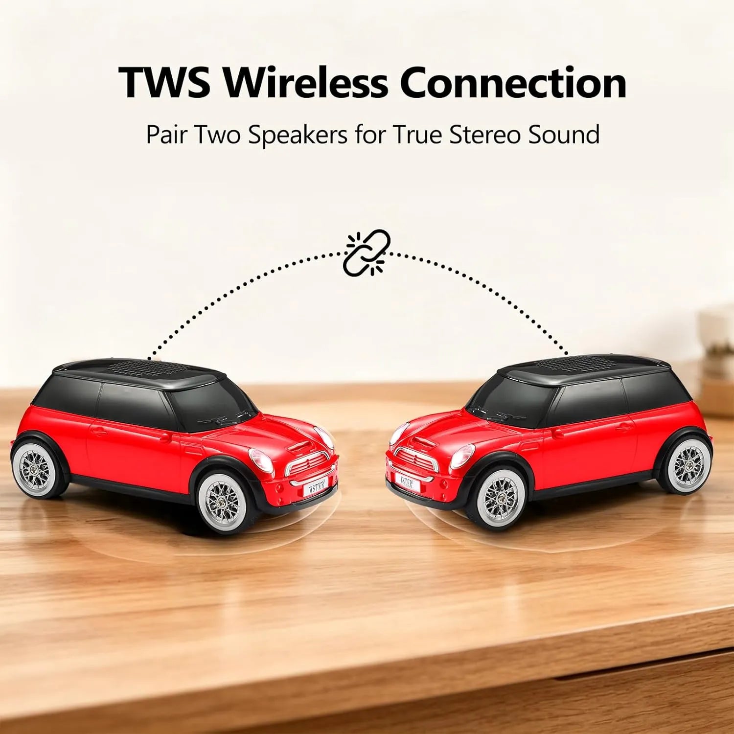 WSTER WS-790 Compact Hatchback Portable Bluetooth Speaker