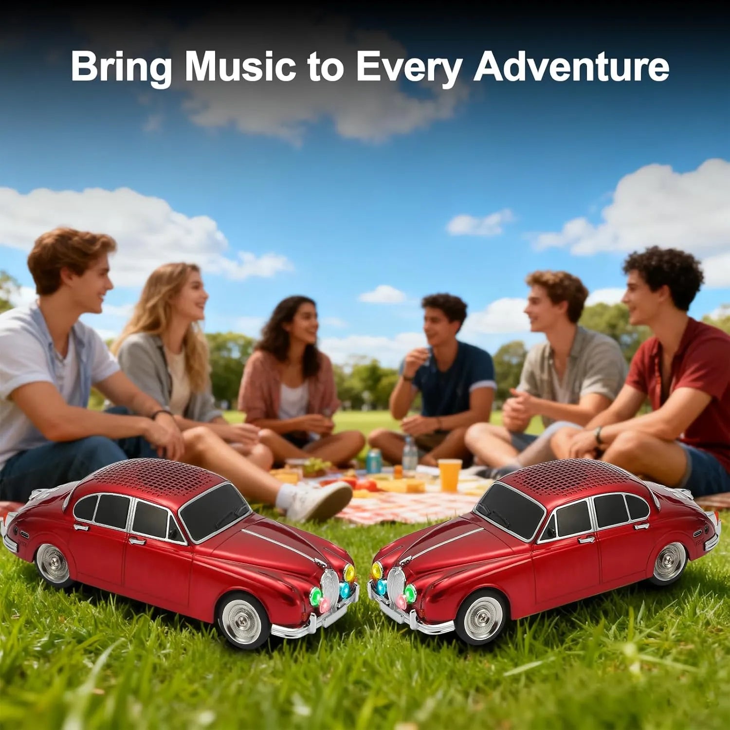 WSTER WS-596 Retro Sedan Bluetooth Speaker