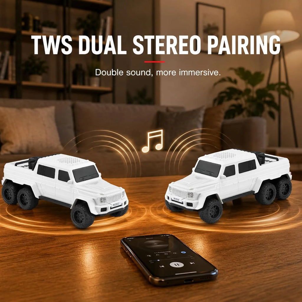 WSTER WS-G63 6-Wheel Pickup Truck Bluetooth Speaker