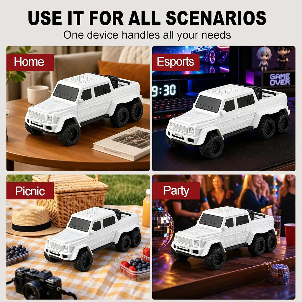 WSTER WS-G63 6-Wheel Pickup Truck Bluetooth Speaker