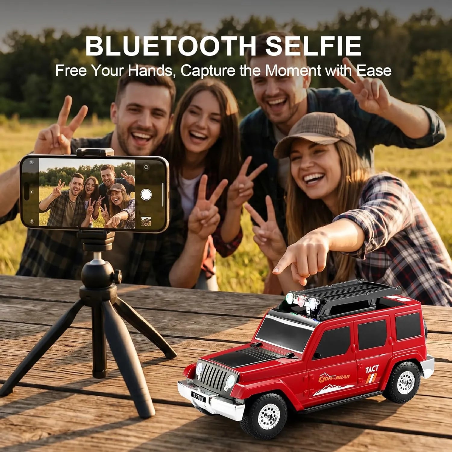 WSTER WS-670 Off-Road SUV Portable Bluetooth Speaker