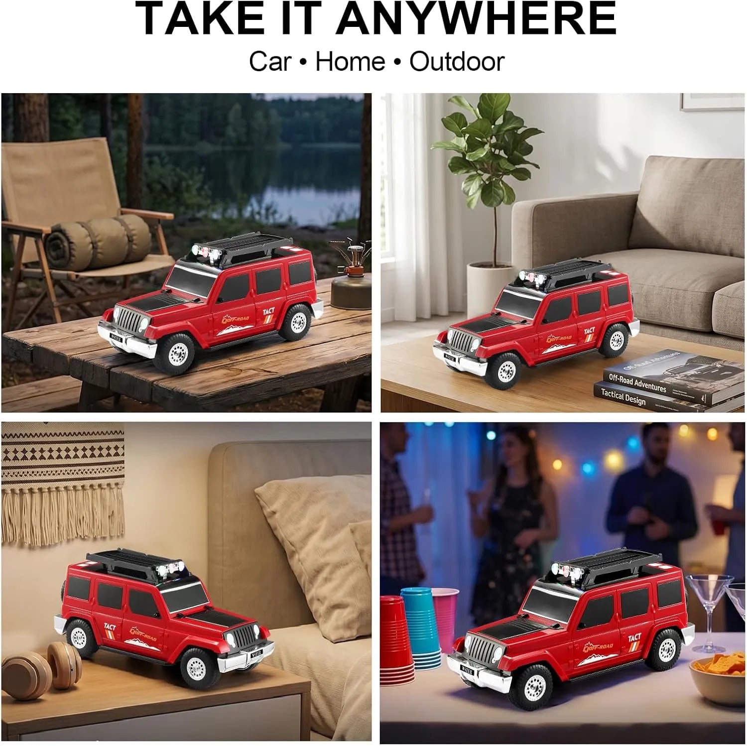 WSTER WS-670 Off-Road SUV Portable Bluetooth Speaker