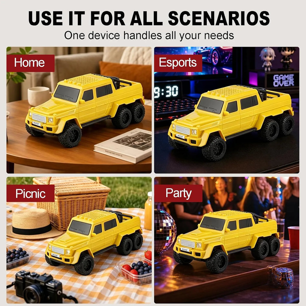 WSTER WS-G63 6-Wheel Pickup Truck Bluetooth Speaker