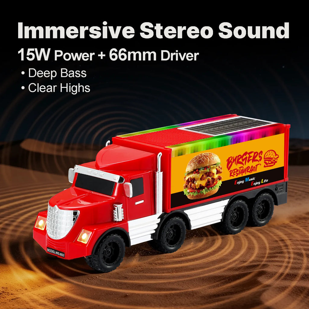 WSTER WS-650 Semi Truck Portable Bluetooth Speaker