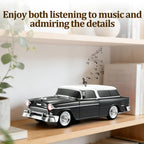 WS - 1955 Retro Sedan Bluetooth Replica Speaker – Portable Wireless Car Model with HD Sound, TWS, FM, LED Party Light, USB/TF, Type - C, Hands - Free Mic for Car Enthusiasts & Home Audio - WSTER