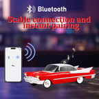 WS - 1965 Bluetooth Replica Speaker – Retro Rocket Car Design, HD Sound, TWS, LED Party Lights, FM Radio, USB/TF Playback, Built - in Microphone – Portable Surprise Gift for Car Lovers - WSTER