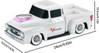 WS - 538 Retro Pickup Truck Bluetooth Replica Speaker – Portable Wireless Car Model Speaker with FM, TWS, LED Party Lights, USB/TF Playback, Built - in Microphone, Type - C, Surprise Gift - WSTER