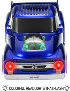 WS - 538 Retro Pickup Truck Bluetooth Replica Speaker – Portable Wireless Car Model Speaker with FM, TWS, LED Party Lights, USB/TF Playback, Built - in Microphone, Type - C, Surprise Gift - WSTER