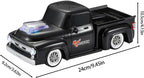 WS - 538 Retro Pickup Truck Bluetooth Replica Speaker – Portable Wireless Car Model Speaker with FM, TWS, LED Party Lights, USB/TF Playback, Built - in Microphone, Type - C, Surprise Gift - WSTER