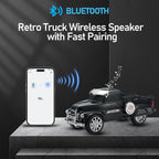 WS - 558 Cool Pickup Truck Design Replica Speaker,Portable Wireless Car model Bluetooth Speaker with HD Sound, TWS, FM Radio, USB/TF Playback, LED Party Light, Built - in Microphone, Surprise Gift - WSTER