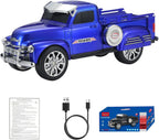 WS - 558 Cool Pickup Truck Design Replica Speaker,Portable Wireless Car model Bluetooth Speaker with HD Sound, TWS, FM Radio, USB/TF Playback, LED Party Light, Built - in Microphone, Surprise Gift - WSTER