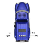 WS - 558 Cool Pickup Truck Design Replica Speaker,Portable Wireless Car model Bluetooth Speaker with HD Sound, TWS, FM Radio, USB/TF Playback, LED Party Light, Built - in Microphone, Surprise Gift - WSTER