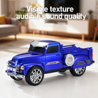 WS - 558 Cool Pickup Truck Design Replica Speaker,Portable Wireless Car model Bluetooth Speaker with HD Sound, TWS, FM Radio, USB/TF Playback, LED Party Light, Built - in Microphone, Surprise Gift - WSTER