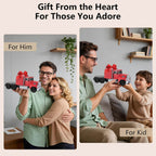WS - 570 Retro American Truck Model Bluetooth Replica Speaker – Portable HD Sound, TWS Stereo,FM Radio,LED Party Lights,Built - in Microphone Hands - Free,Surprise Portable Gift for Car Enthusiasts - WSTER