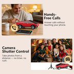 WS - 580 Cybertruck Portable Bluetooth Speaker, Replica Car with Display Screen, HD Sound, TWS Pairing, FM Radio, Built - in Mic, Remote Selfie Control, LED Party Light, Gift for Car Lovers - WSTER