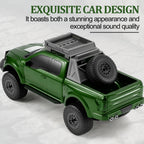 WS - 589 Rugged Pickup Truck Bluetooth Replica Speaker – Portable Audio with TWS, LED Party Lights & HD Stereo | Unique Surprise Gift for Music & Truck Lovers - WSTER