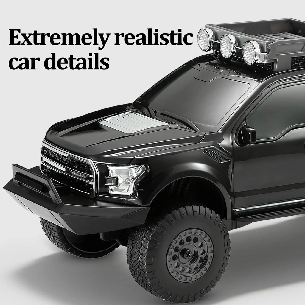 WS - 589 Rugged Pickup Truck Bluetooth Replica Speaker – Portable Audio with TWS, LED Party Lights & HD Stereo | Unique Surprise Gift for Music & Truck Lovers - WSTER