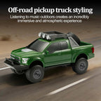 WS - 589 Rugged Pickup Truck Bluetooth Replica Speaker – Portable Audio with TWS, LED Party Lights & HD Stereo | Unique Surprise Gift for Music & Truck Lovers - WSTER