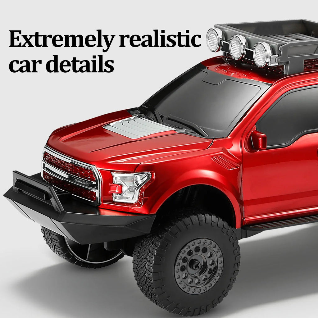 WS - 589 Rugged Pickup Truck Bluetooth Replica Speaker – Portable Audio with TWS, LED Party Lights & HD Stereo | Unique Surprise Gift for Music & Truck Lovers - WSTER