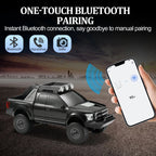 WS - 589 Rugged Pickup Truck Bluetooth Replica Speaker – Portable Audio with TWS, LED Party Lights & HD Stereo | Unique Surprise Gift for Music & Truck Lovers - WSTER