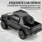WS - 589 Rugged Pickup Truck Bluetooth Replica Speaker – Portable Audio with TWS, LED Party Lights & HD Stereo | Unique Surprise Gift for Music & Truck Lovers - WSTER