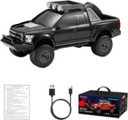 WS - 589 Rugged Pickup Truck Bluetooth Replica Speaker – Portable Audio with TWS, LED Party Lights & HD Stereo | Unique Surprise Gift for Music & Truck Lovers - WSTER