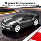WS - 592 Supercar Design Bluetooth Replica Speaker – Portable Car Model Wireless Speaker with TWS Stereo, FM Radio, LED Party Lights, USB/TF Playback, Hands - Free Calling, Microphone - WSTER