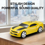 WS - 592 Supercar Design Bluetooth Replica Speaker – Portable Car Model Wireless Speaker with TWS Stereo, FM Radio, LED Party Lights, USB/TF Playback, Hands - Free Calling, Microphone - WSTER