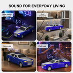 WS - 610 Luxury Sedan Replica Bluetooth Speaker – LED Starry Sky Screen Display, HD Sound, TWS Stereo,FM Radio, USB/TF Playback, Built - in Microphone, Portable Wireless Gift for Car Enthusiasts - WSTER