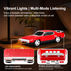 WS - 620 Classic Muscle Car Bluetooth Replica Speaker – Portable Wireless with HD Sound, TWS Stereo Pairing, LED Party Light, USB/TF/FM Support, Built - in Mic, Home Audio Cars Speaker Gift - WSTER
