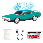WS - 620 Classic Muscle Car Bluetooth Replica Speaker – Portable Wireless with HD Sound, TWS Stereo Pairing, LED Party Light, USB/TF/FM Support, Built - in Mic, Home Audio Cars Speaker Gift - WSTER